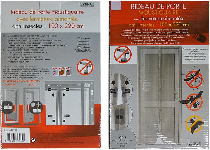 Rideau De Porte Rideau En Maille 80X215Cm Porte De Protection Contre Les  Insectes Rideau Magnétique Sans Espace Avec Aimants[u59920] - Cdiscount  Maison