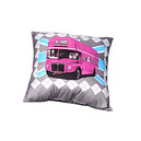 Coussin carré 40x40 cm LONDOG Bus Londonien