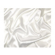 Tissu satin blanc polyester Larg. 150cm