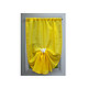 Paire de rideaux vitrage étamine givrée jaune 60x140 cm