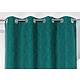 Rideau ARDECO Col.88 vert foncé polyester 135x250 prêt à poser oeillets ronds