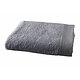 Serviette de bain éponge gris perle coton uni 600g / m2