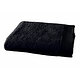Serviette de bain éponge noir coton uni 600g / m2