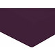 Drap housse 120x190 cm percale de coton 80 fils bonnet 30 cm aubergine