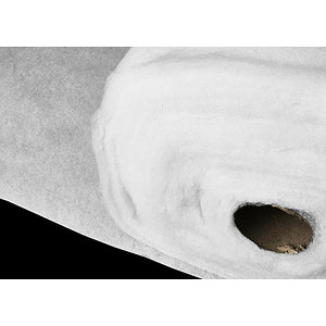 Tissu molleton blanc grande largeur 100% coton vendu au mètre ou