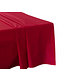 Drap plat 240x300 cm rouge 100% coton percale 80 fils