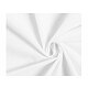 Tissu atlas uni blanc coton et polyester en 280 cm de large