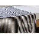 Drap plat percale de coton encre marine