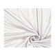 Tissu CHARMEUSE 100% polyester brillant uni perle en 140 cm de large