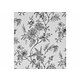 Rideau CHERRY gris 135x260 cm style bucolique finition oeillets ronds