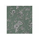 Rideau CHERRY vert clair 135x260 cm style bucolique finition oeillets ronds