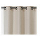 Voilage ARIZONA Col 29 taupe 145x240 cm finition oeillets ronds