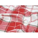 Tissu carreaux ECOSSE rouge et blanc laize 160 cm
